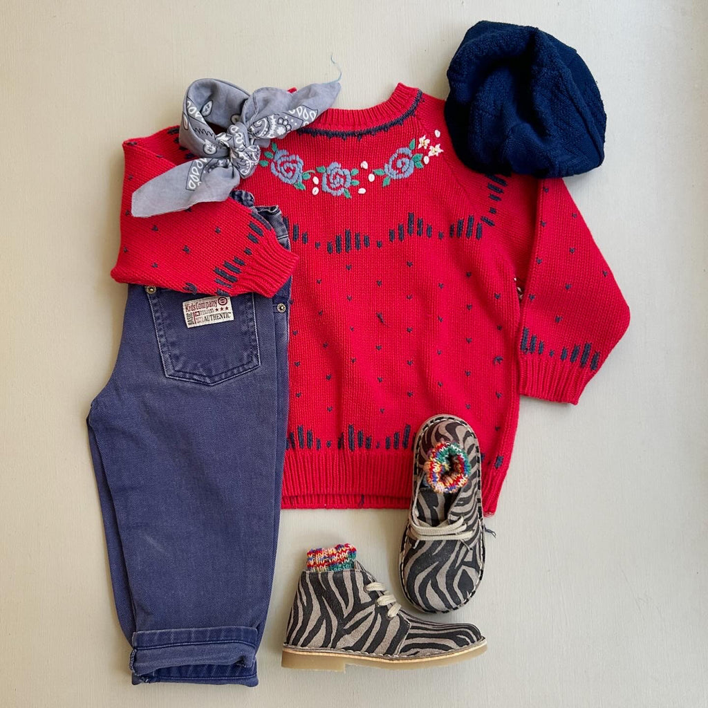 Vintage H&M Strik i bomuld 110