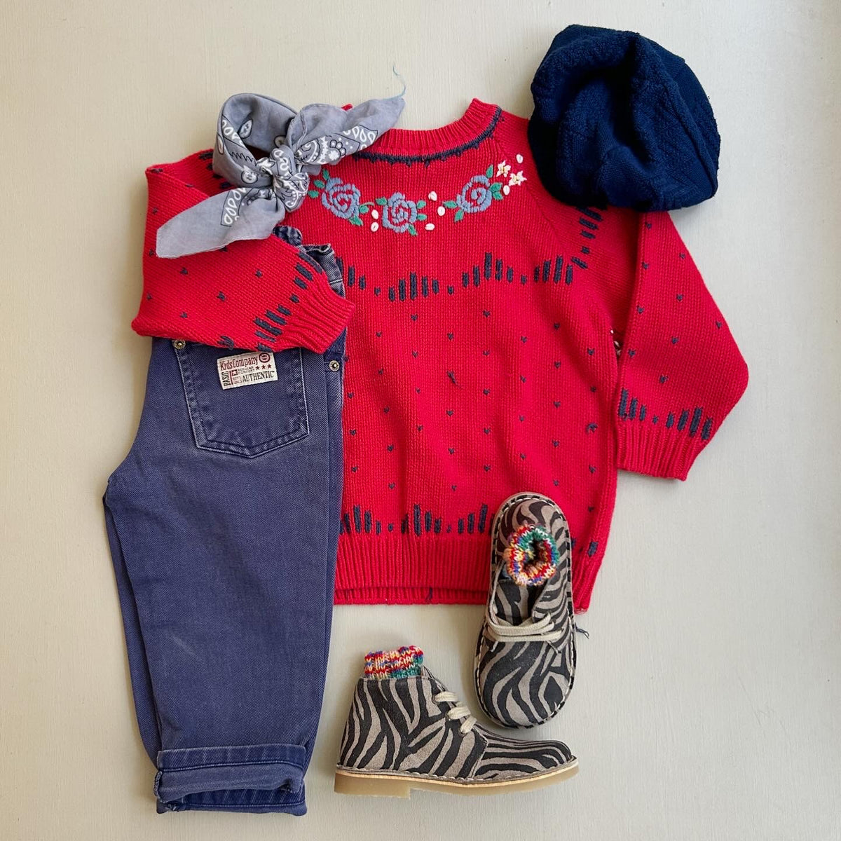 Vintage H&M Strik i bomuld 110