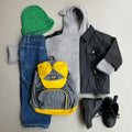 Hoodie i blød uld 98/104