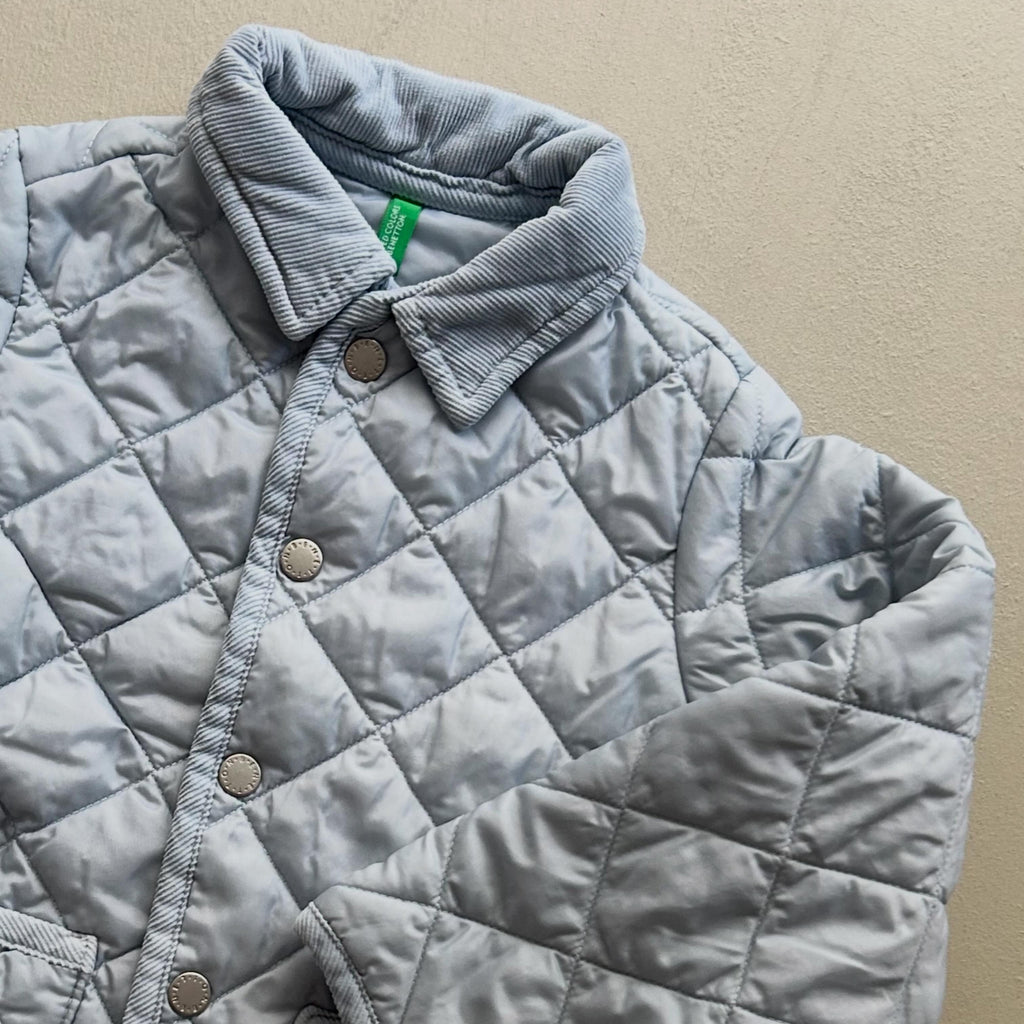 Lyseblå Vintage Benetton jakke 92/98