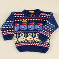 Chunky strik i bomuld 98/104