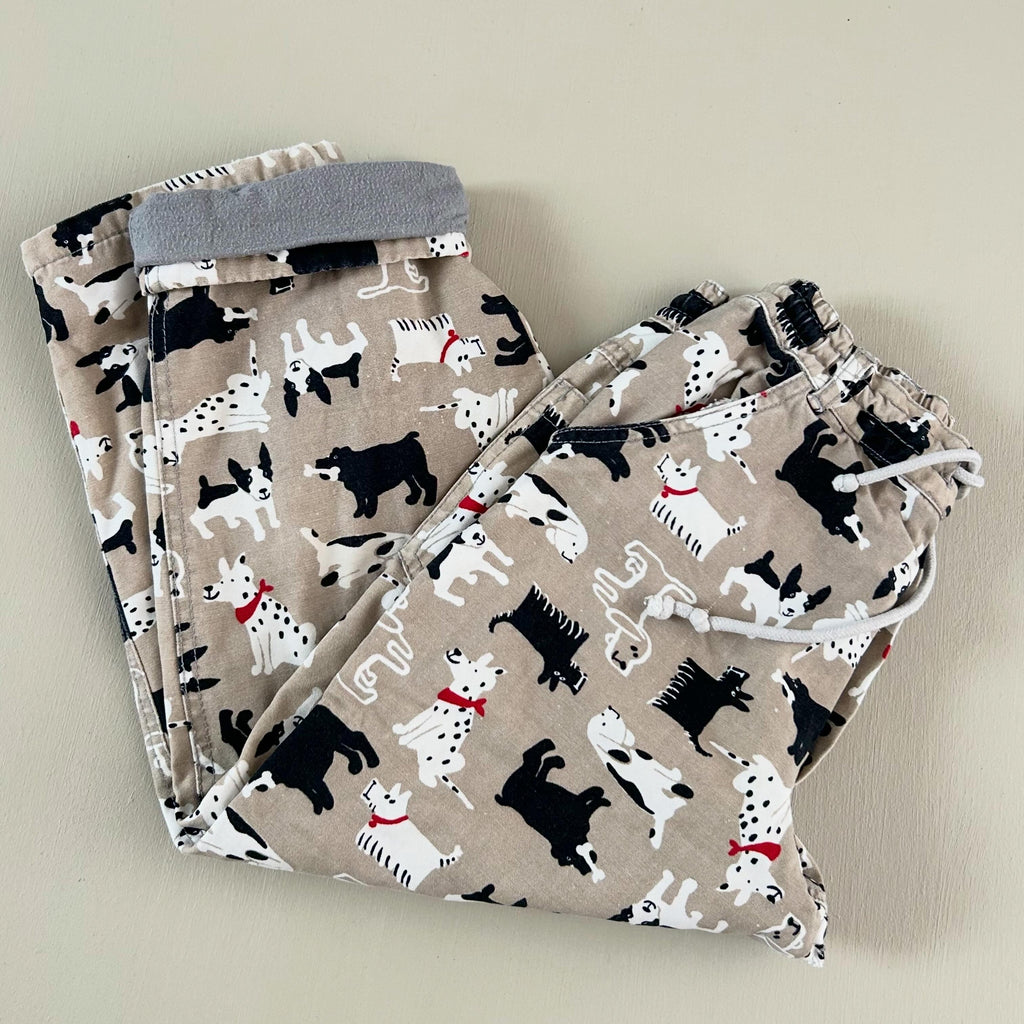 Vintage H&M bukser med cool hundeprint 110
