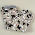 Vintage H&M bukser med cool hundeprint 110