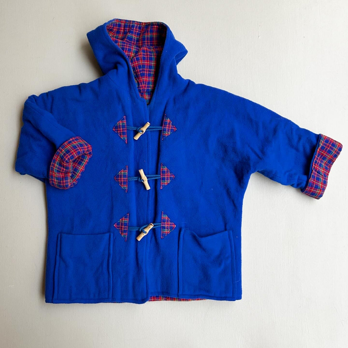 Håndsyet duffelcoat 98-110
