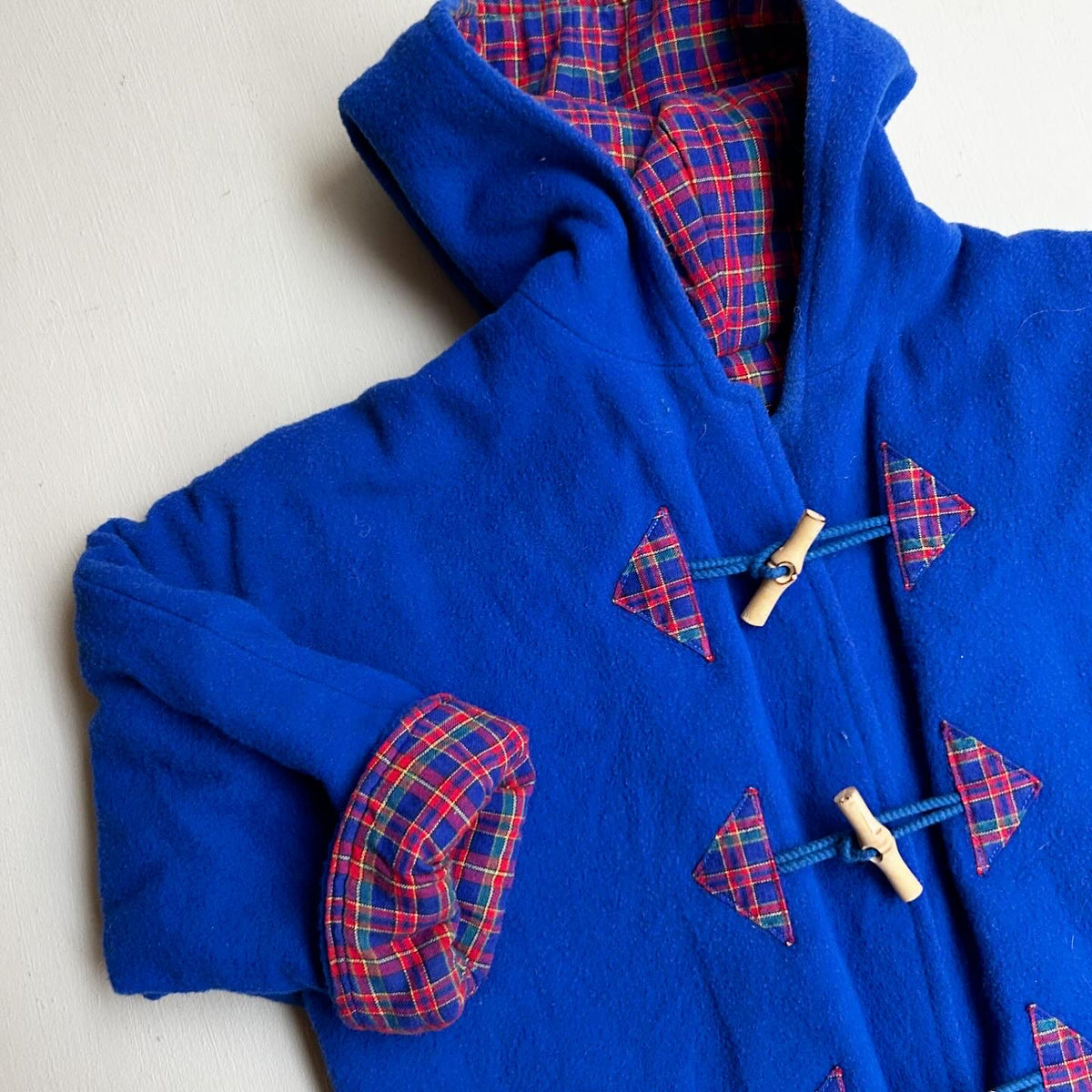 Håndsyet duffelcoat 98-110