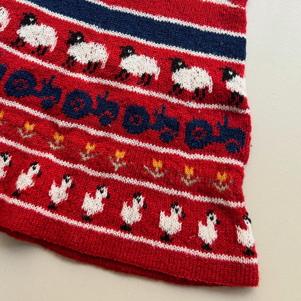 Strikket kjole/tunika 80/86