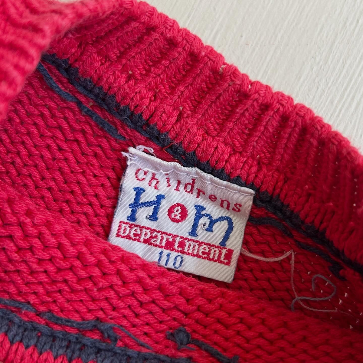 Vintage H&M Strik i bomuld 110