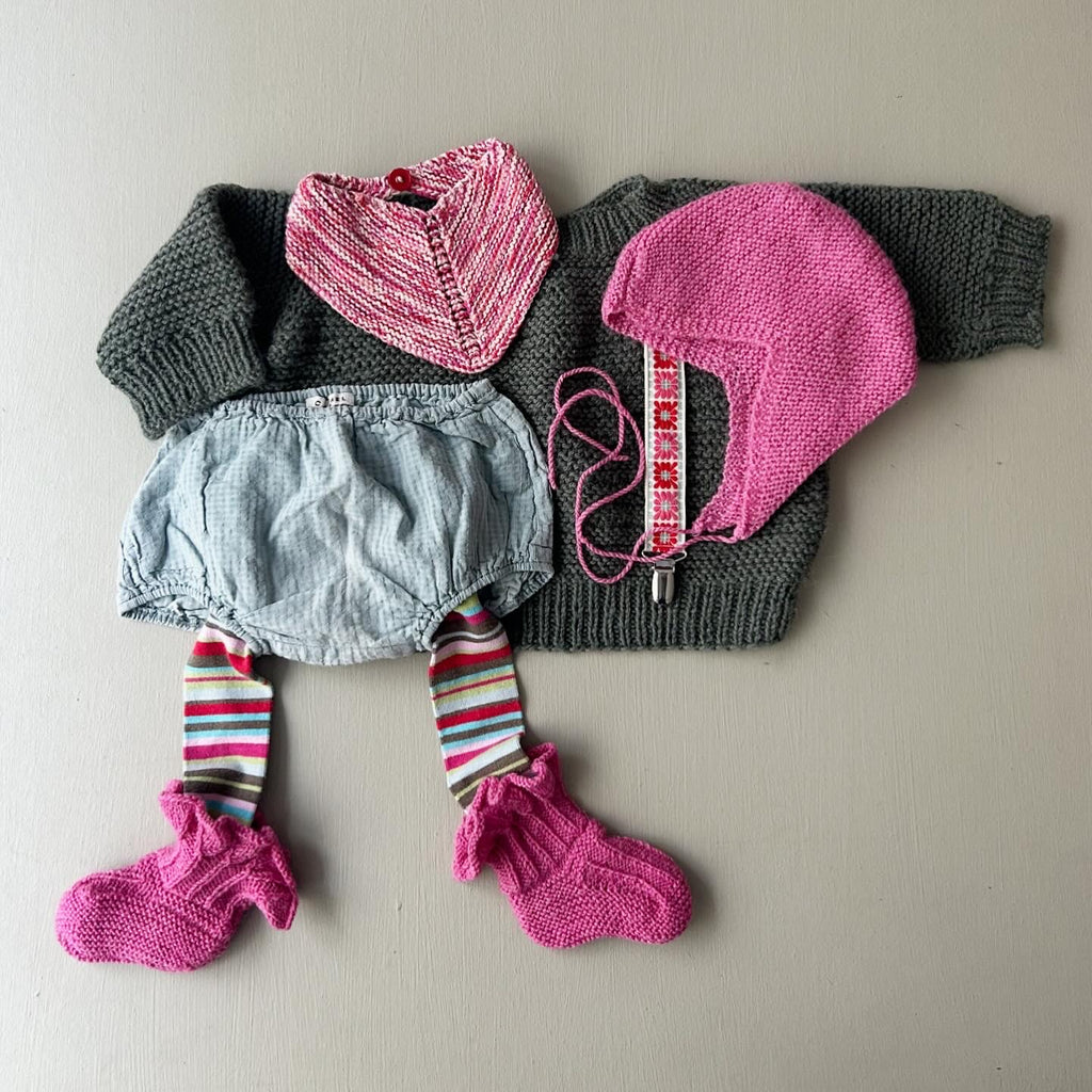 Pink uldhue 68-92