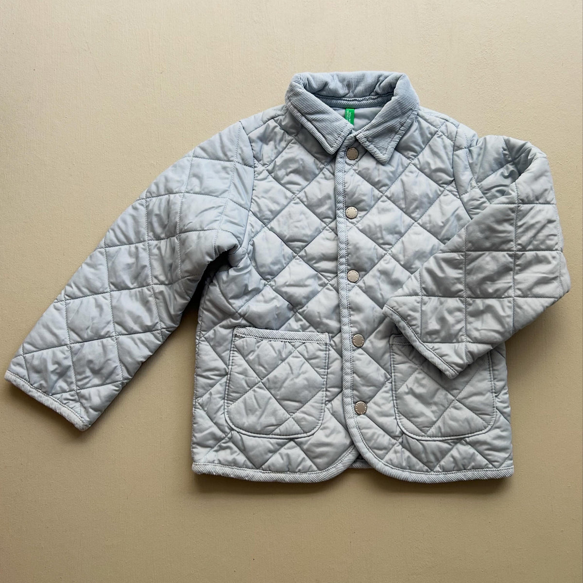 Lyseblå Vintage Benetton jakke 92/98