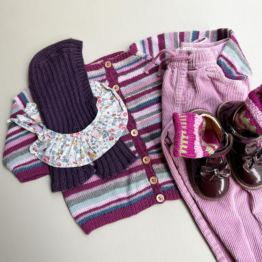 Cardigan i uld 92/98
