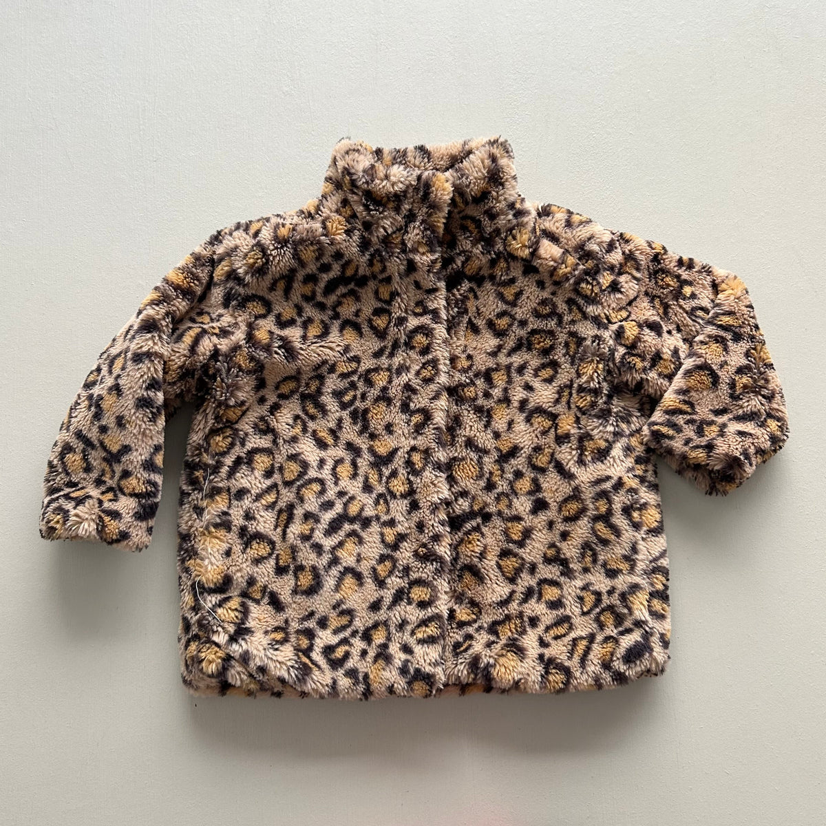 Fake fur leo jakke 98