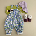 Vintage H&M Overalls i smukt print 86
