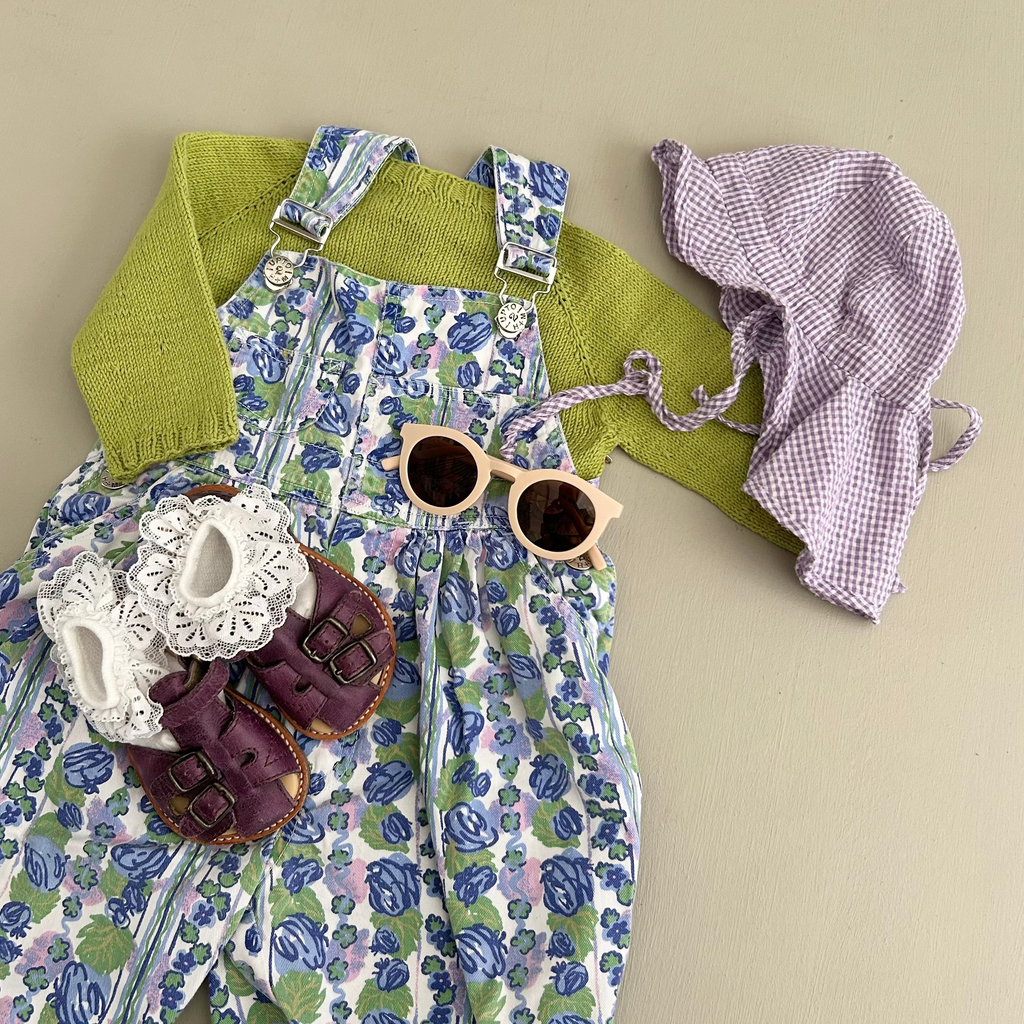 Vintage H&M Overalls i smukt print 86