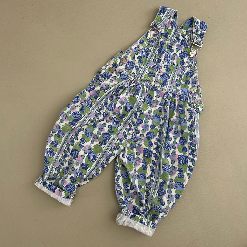 Vintage H&M Overalls i smukt print 86