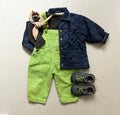Grønne overalls i cool fit 80