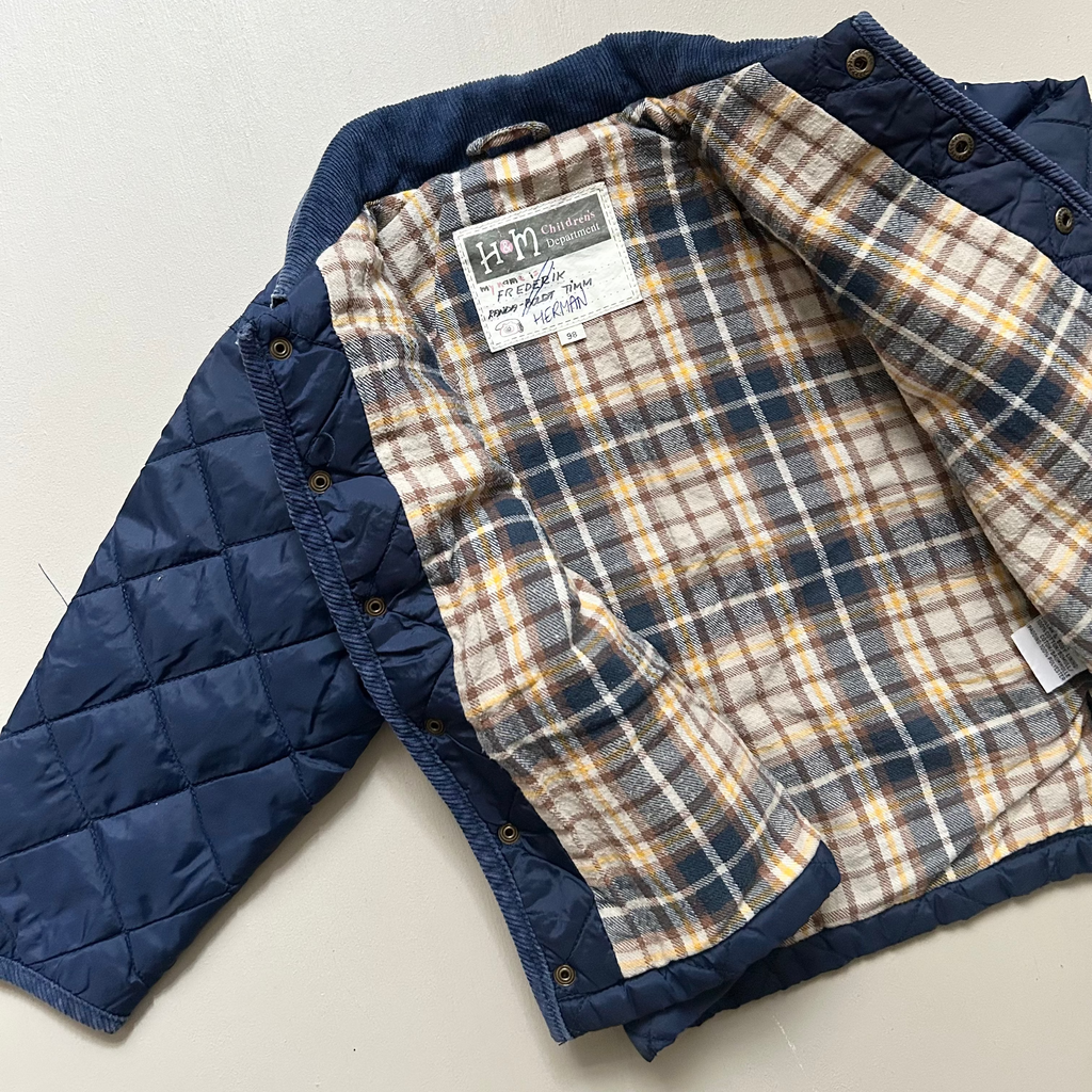 Vintage H&M termojakke med foer 98