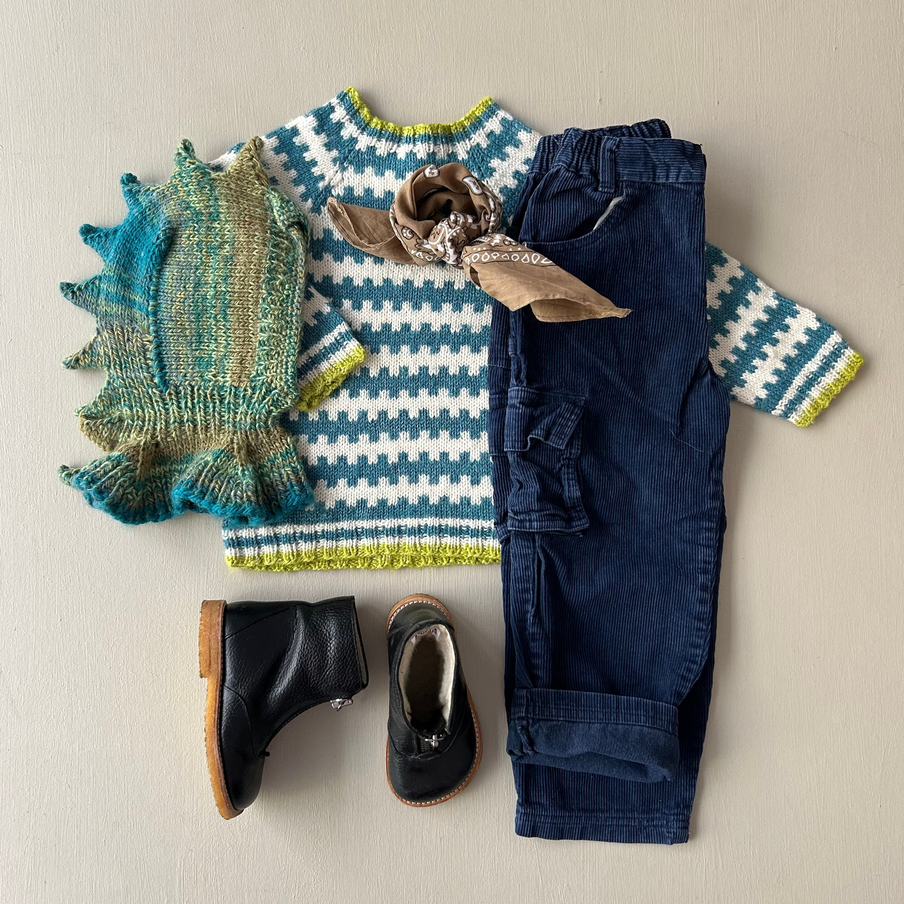 Vamset uldstrik 92/98