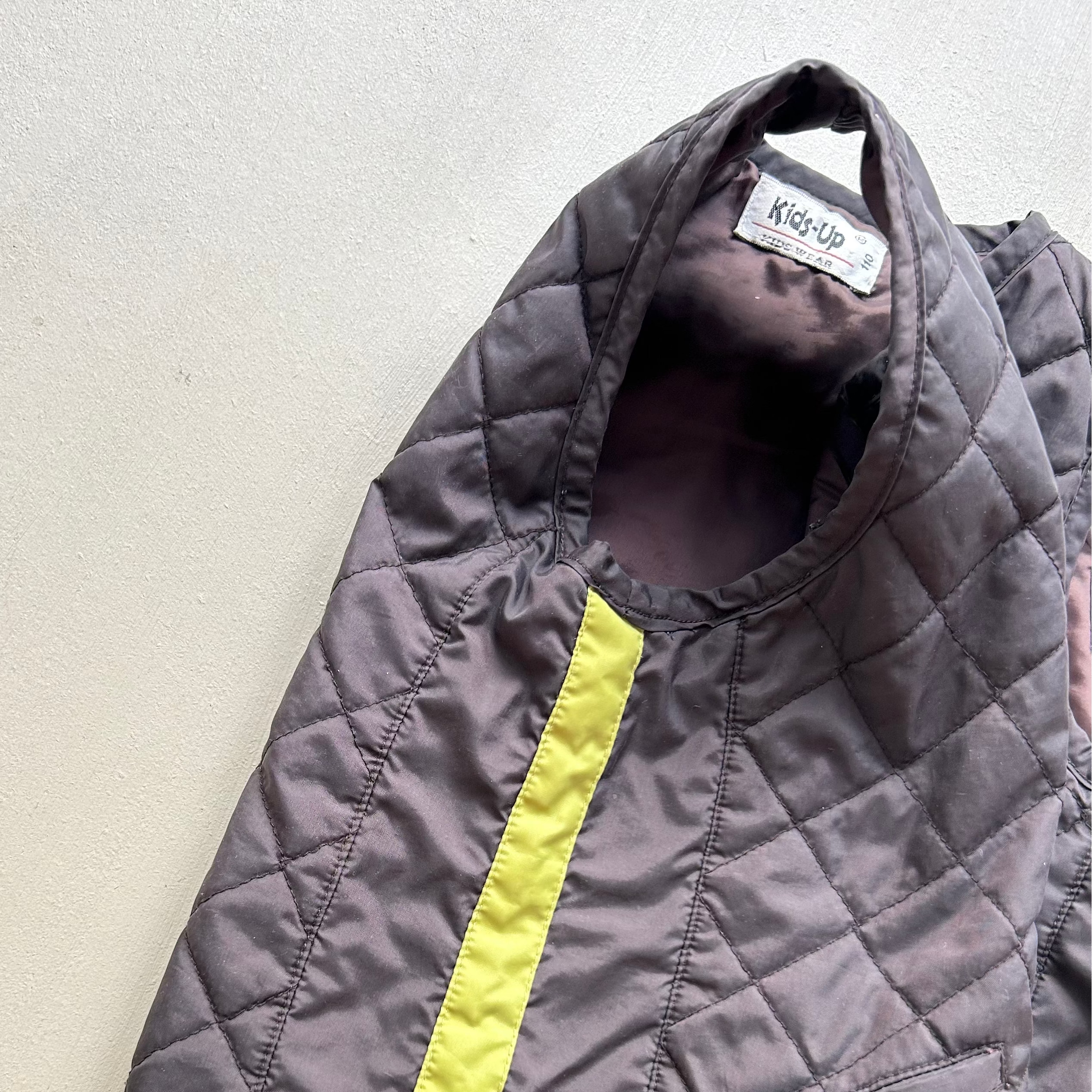 Vintage vatteret vest 104/110