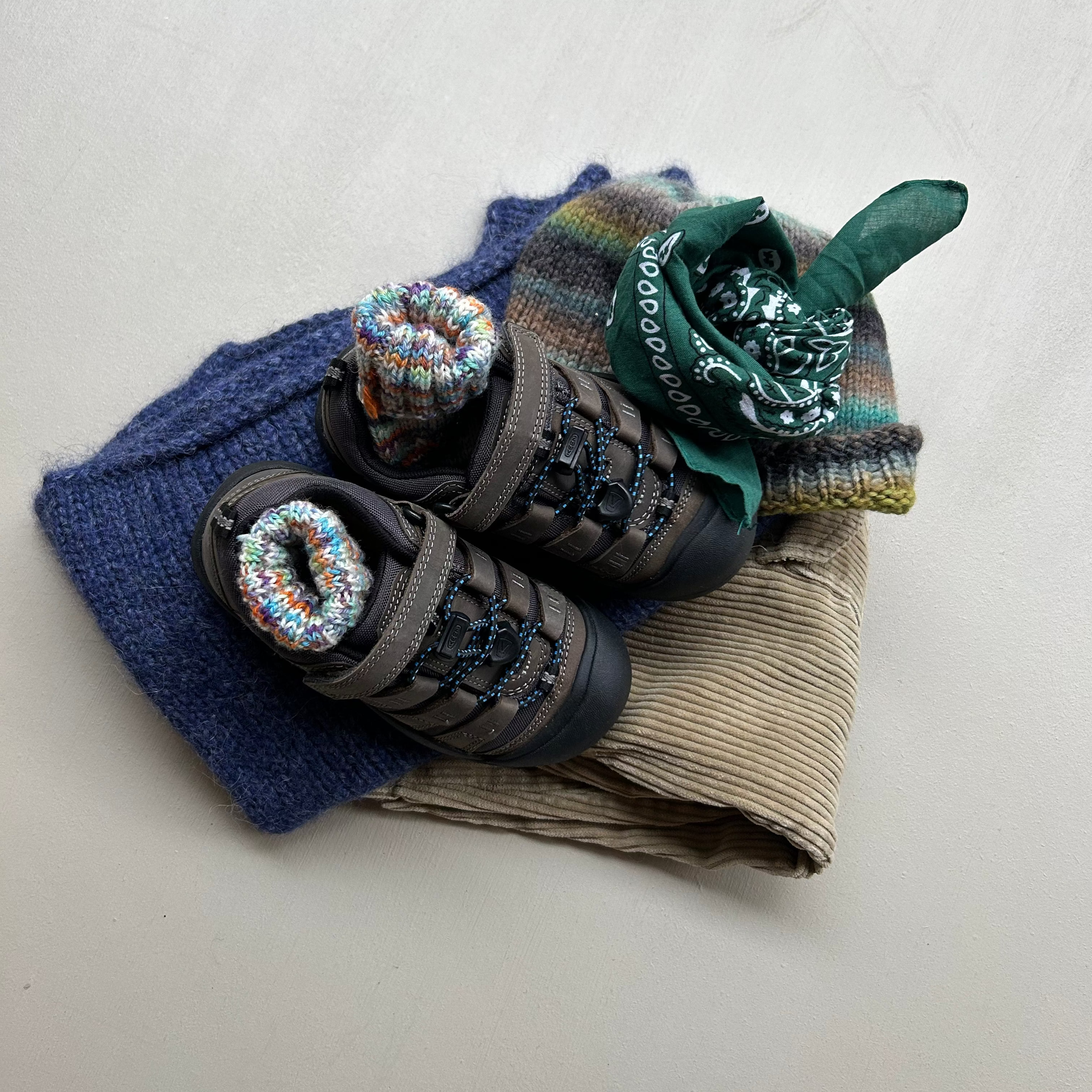 Striktrøje i uld 92/98