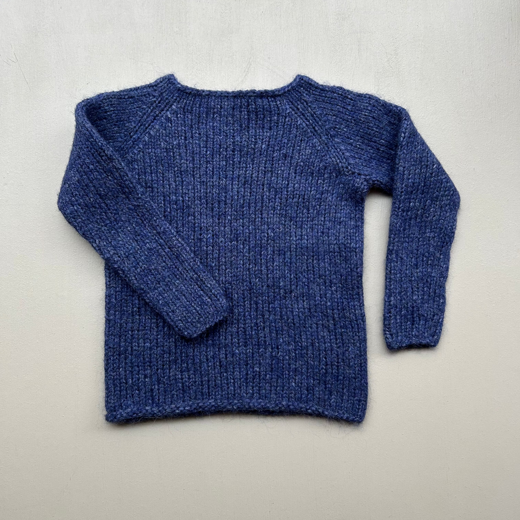 Striktrøje i uld 92/98