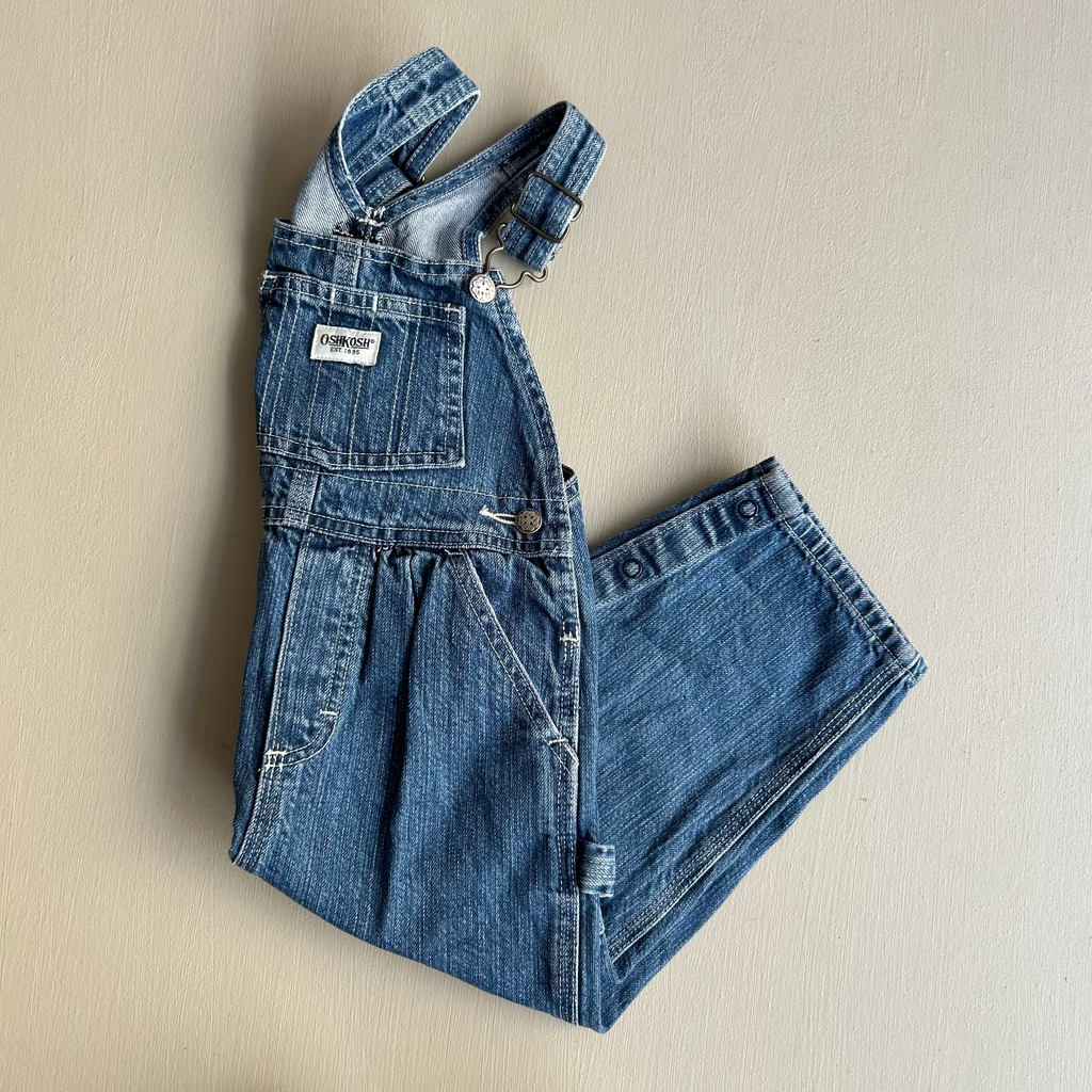 Oshkosh overalls i blå denim med rynk 36mdr/ 86