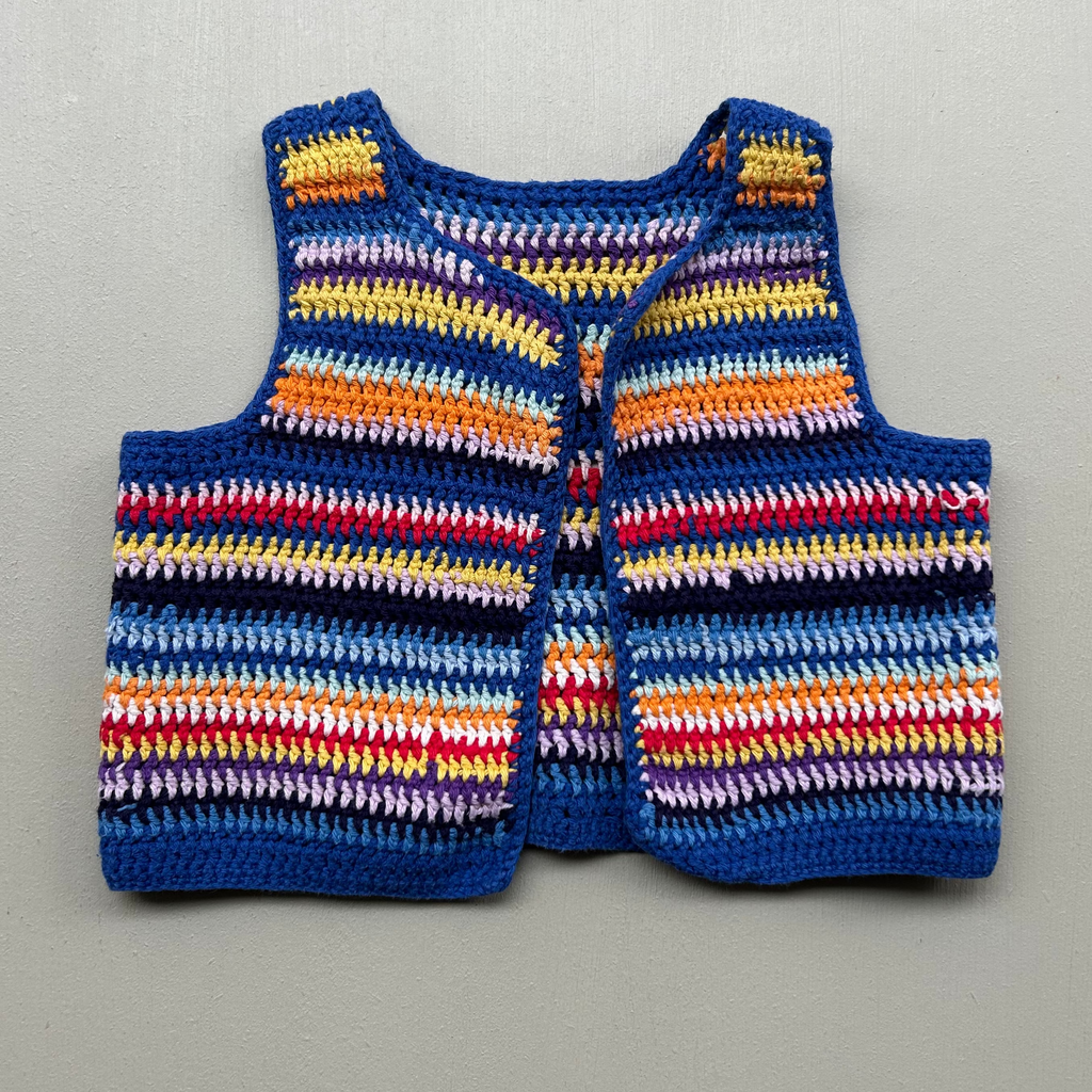 Hæklet vest 74-86