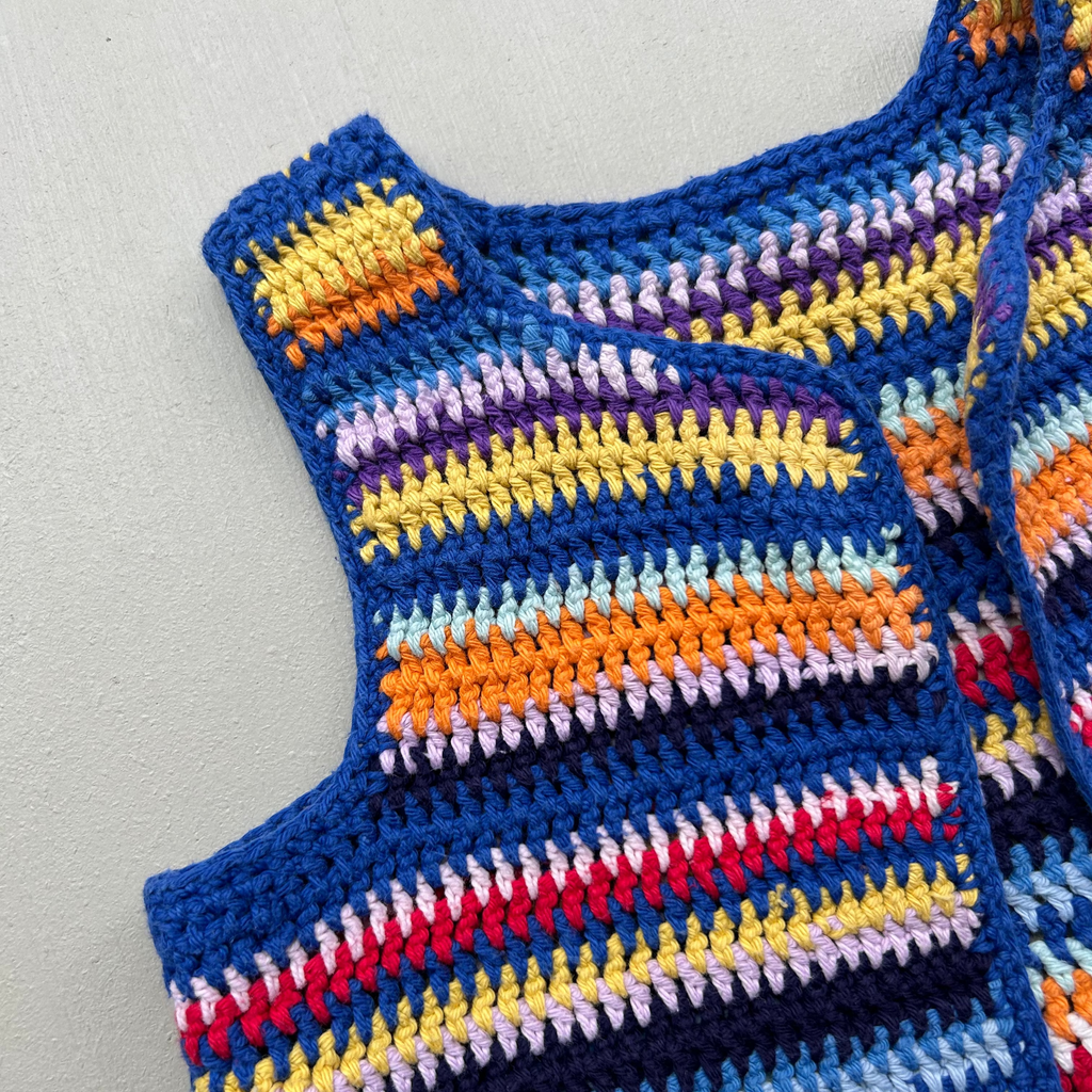 Hæklet vest 74-86