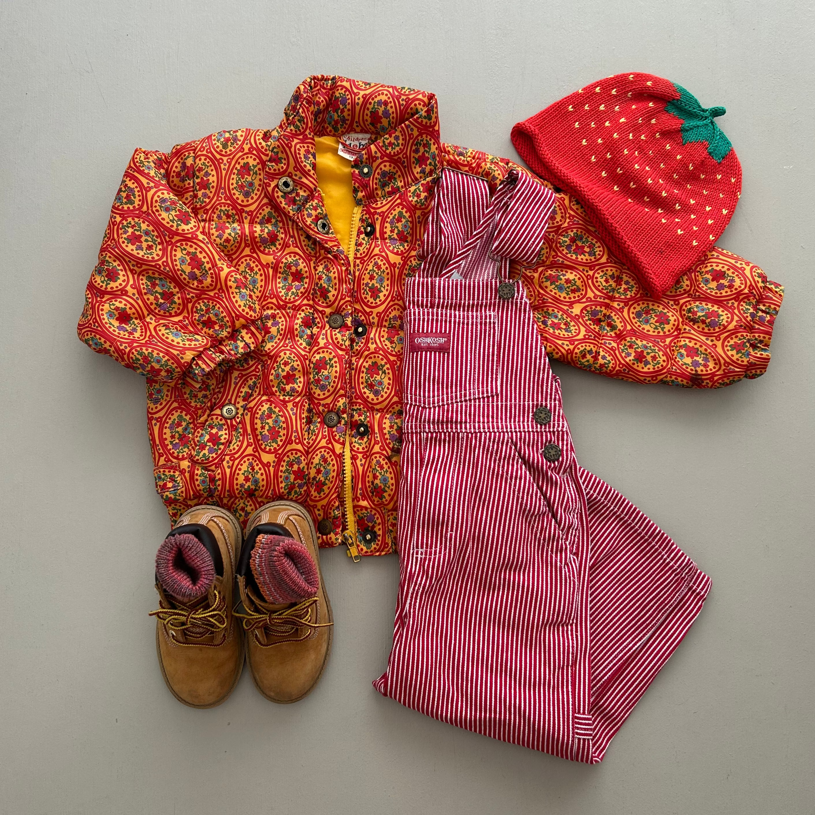 Oshkosh overalls i rød 3år/98