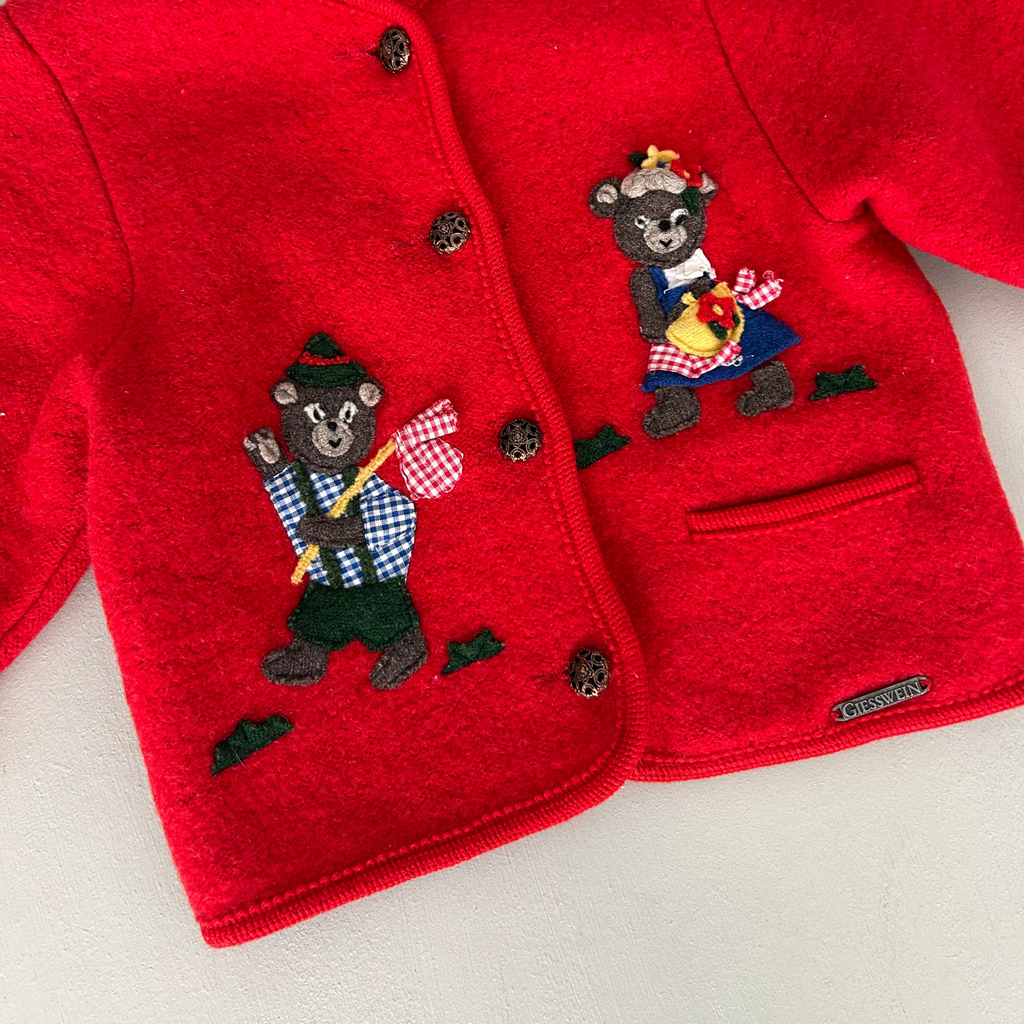 Uldjakke fra Giesswein 2-3år