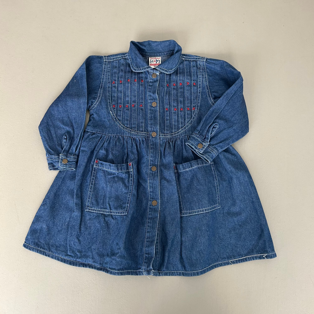 Vintage H&M denimkjole 92