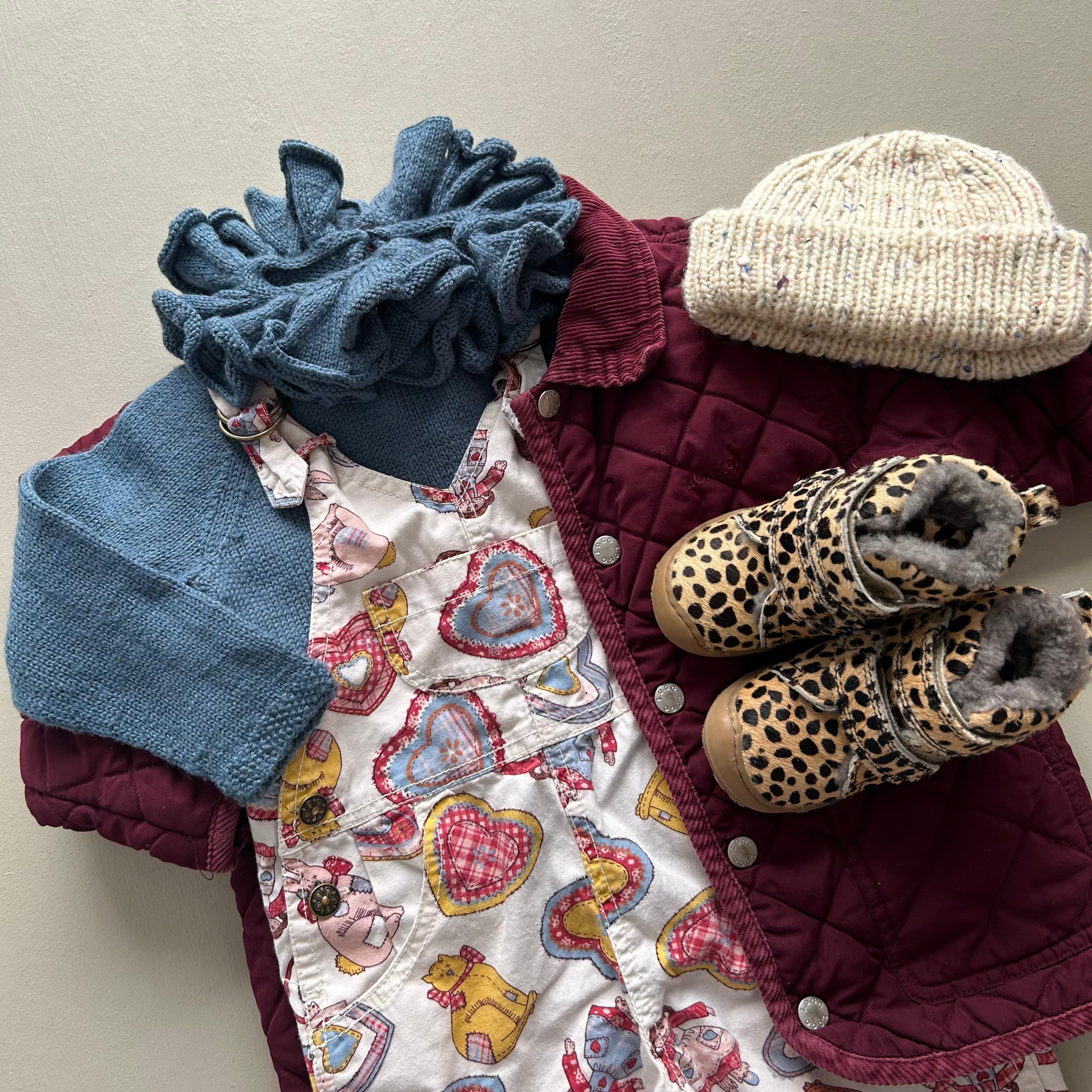 Vintage H&M overalls i cute print 86