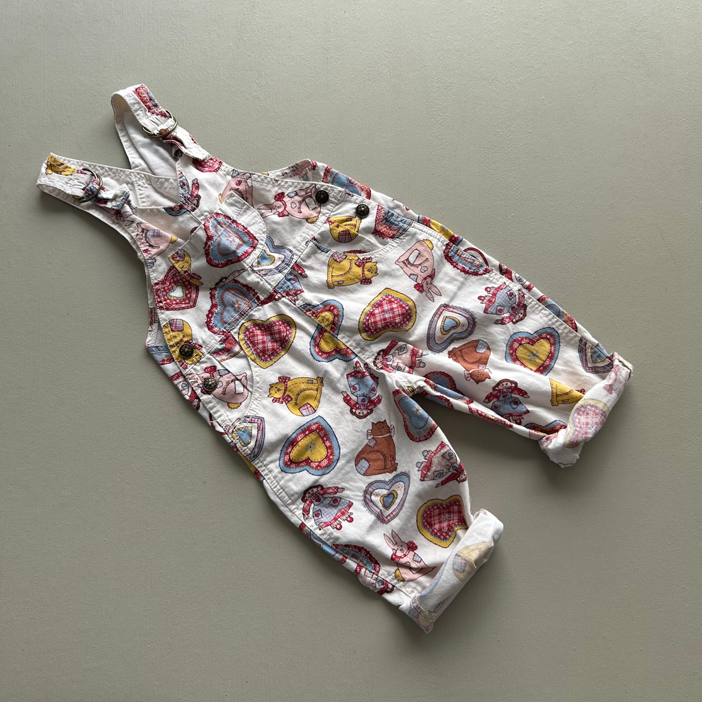 Vintage H&M overalls i cute print 86