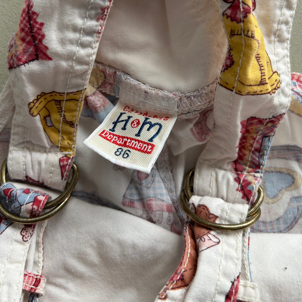 Vintage H&M overalls i cute print 86