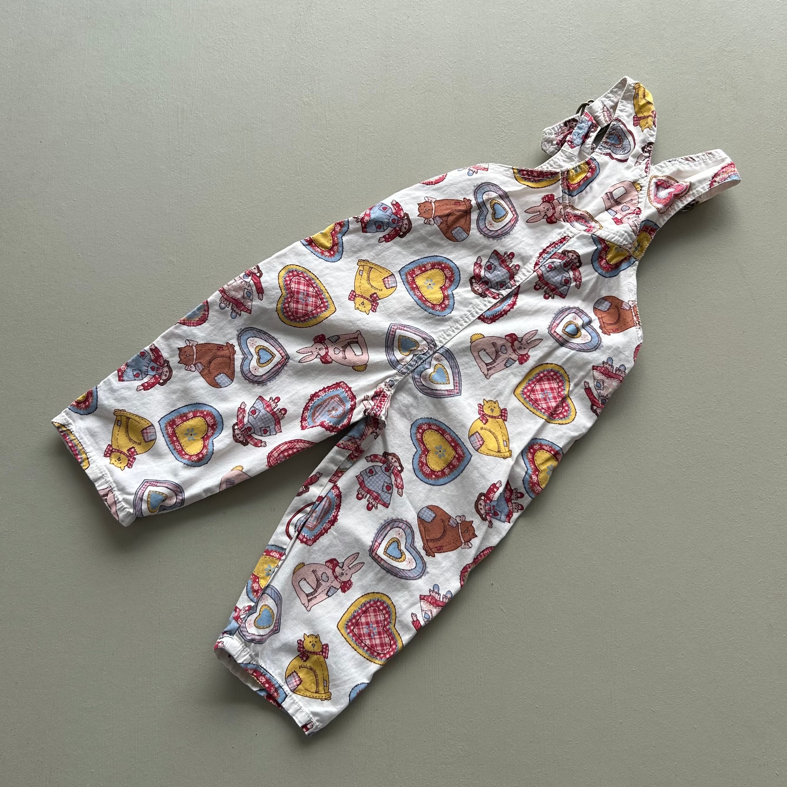 Vintage H&M overalls i cute print 86