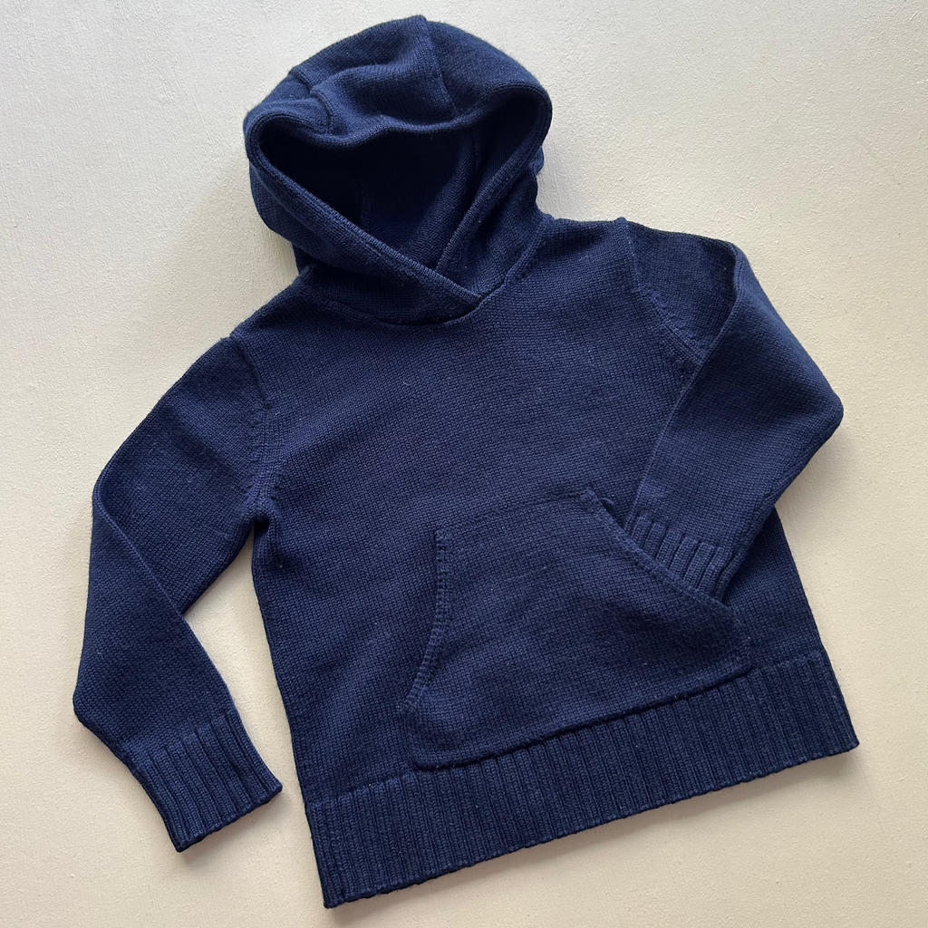 Hoodie i uld 92/98