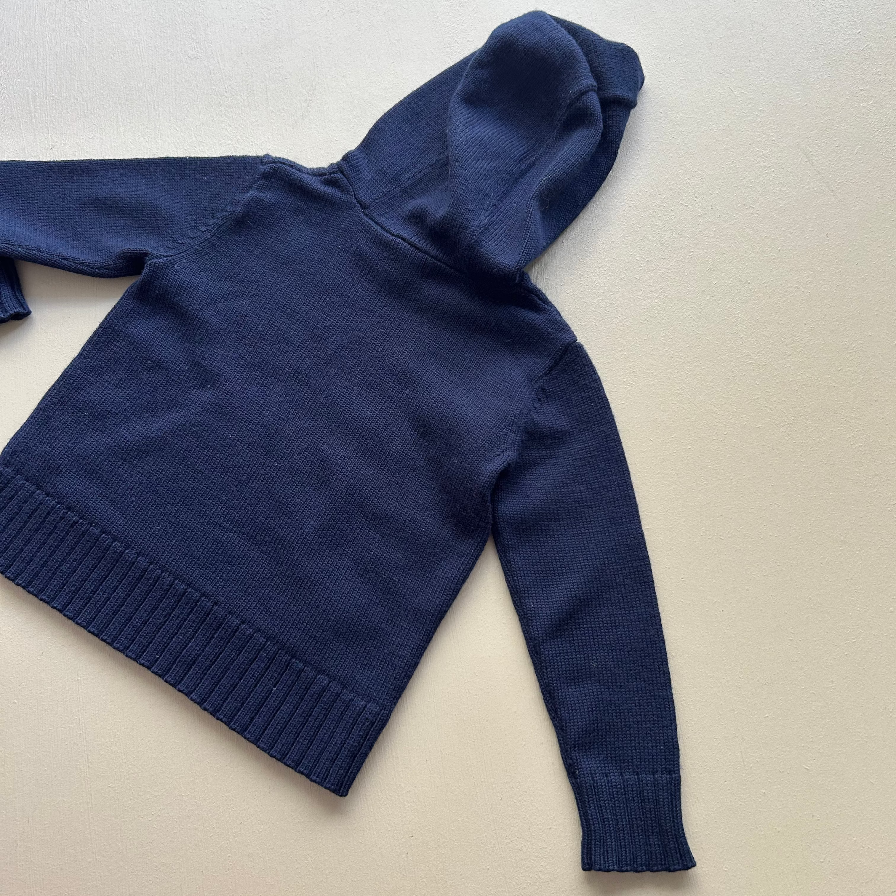 Hoodie i uld 92/98