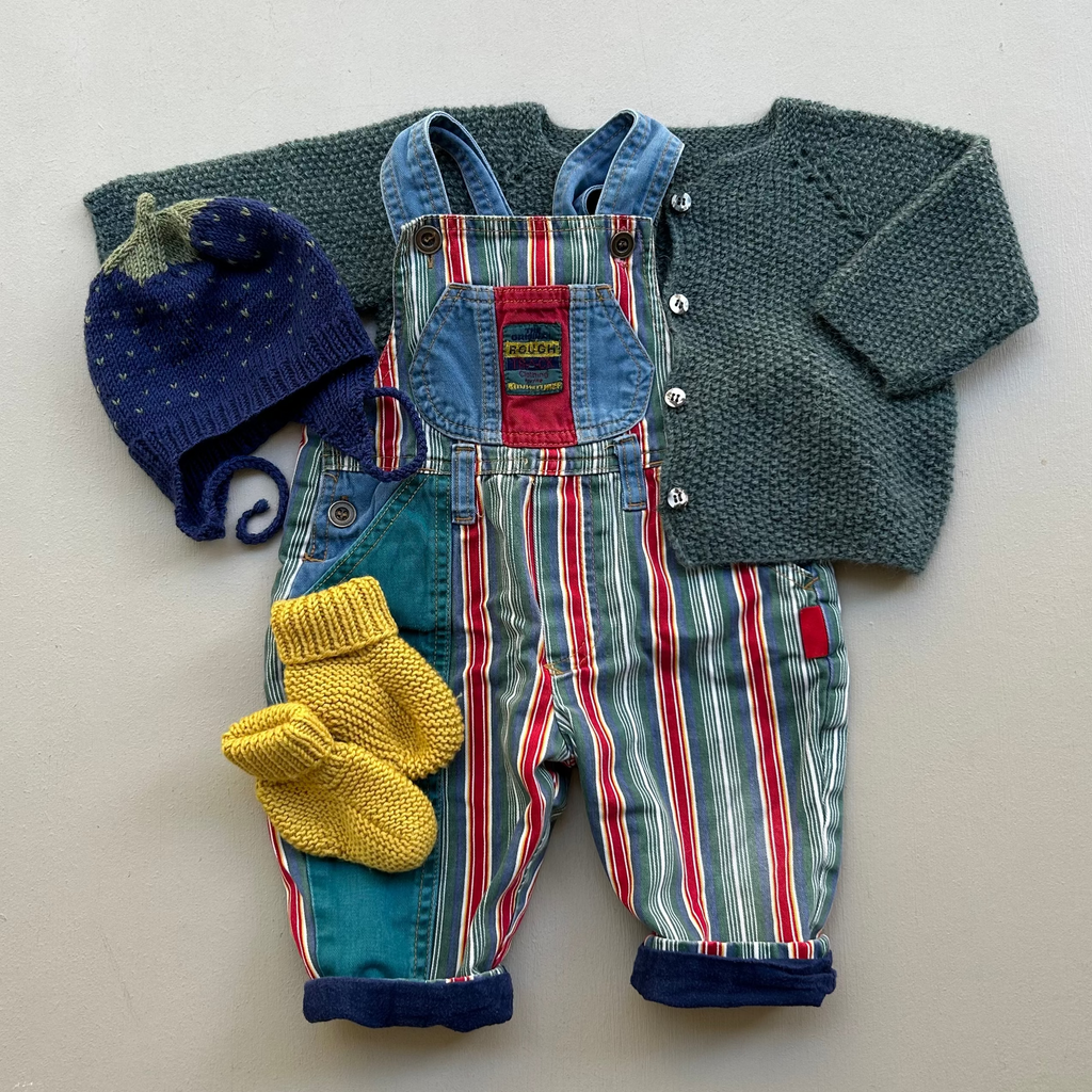 Vintage overalls med foer 68