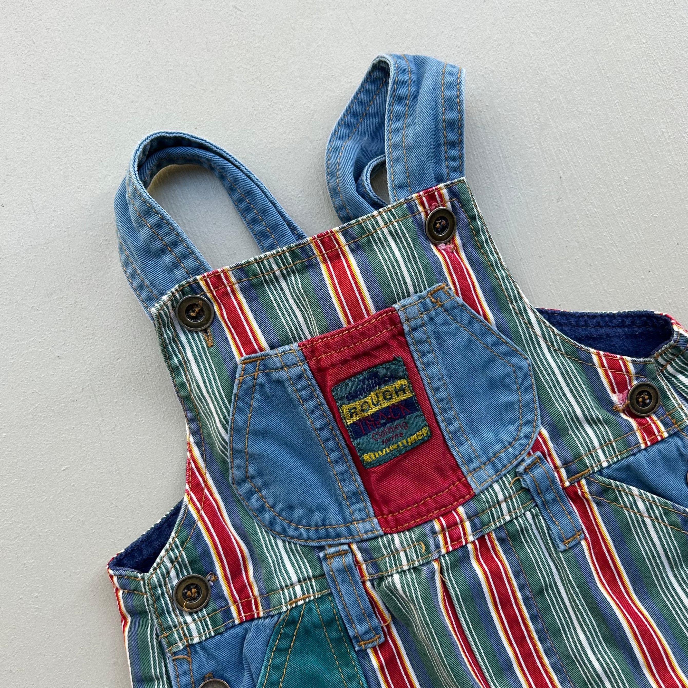 Vintage overalls med foer 68