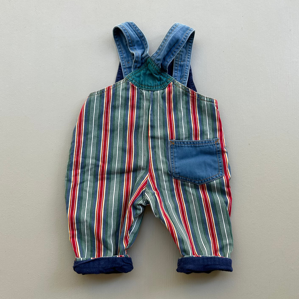 Vintage overalls med foer 68