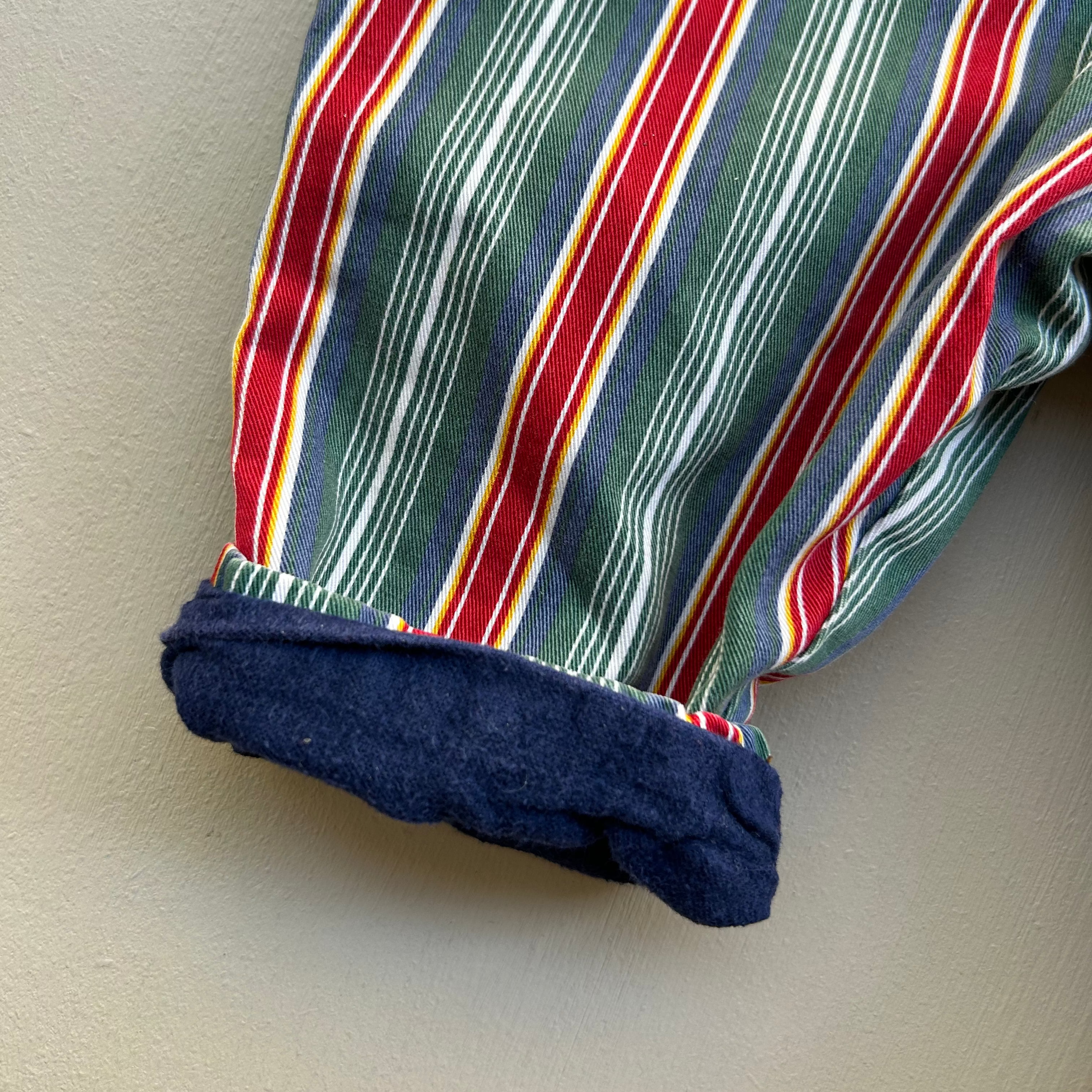 Vintage overalls med foer 68